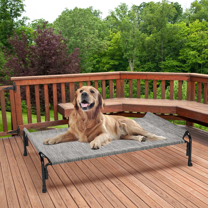 Tucker Murphy Pet™ Cooling Elevated Dog Bed, Outdoor Raised Dog Cots